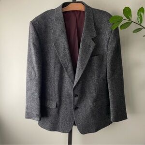Vintage Moores The Real Magee 100% Wool Irish Tweed Sports Coat Suit Jacket